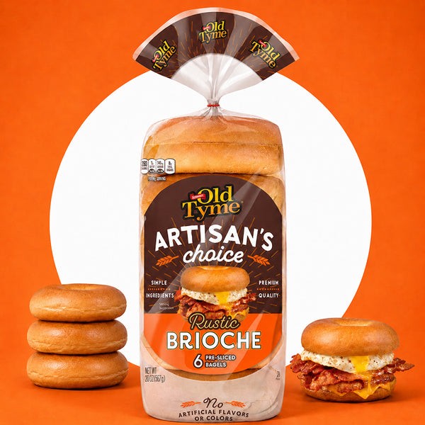 Rustic Brioche Bagels