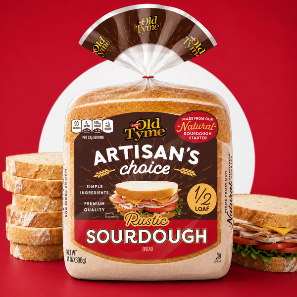 Rustic Sourdough Bread – Half Loaf