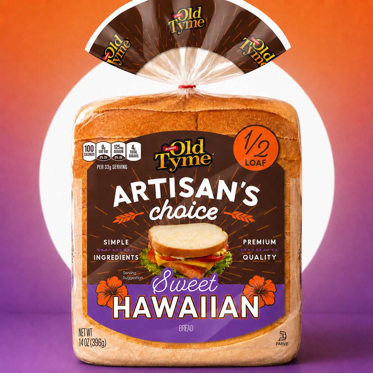 Sweet Hawaiian Bread – Half Loaf