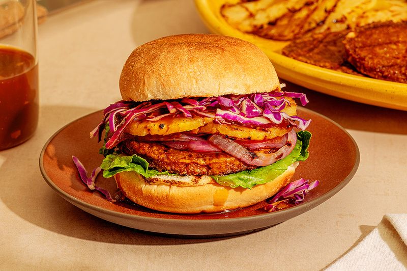 Hawaiian Veggie Burger