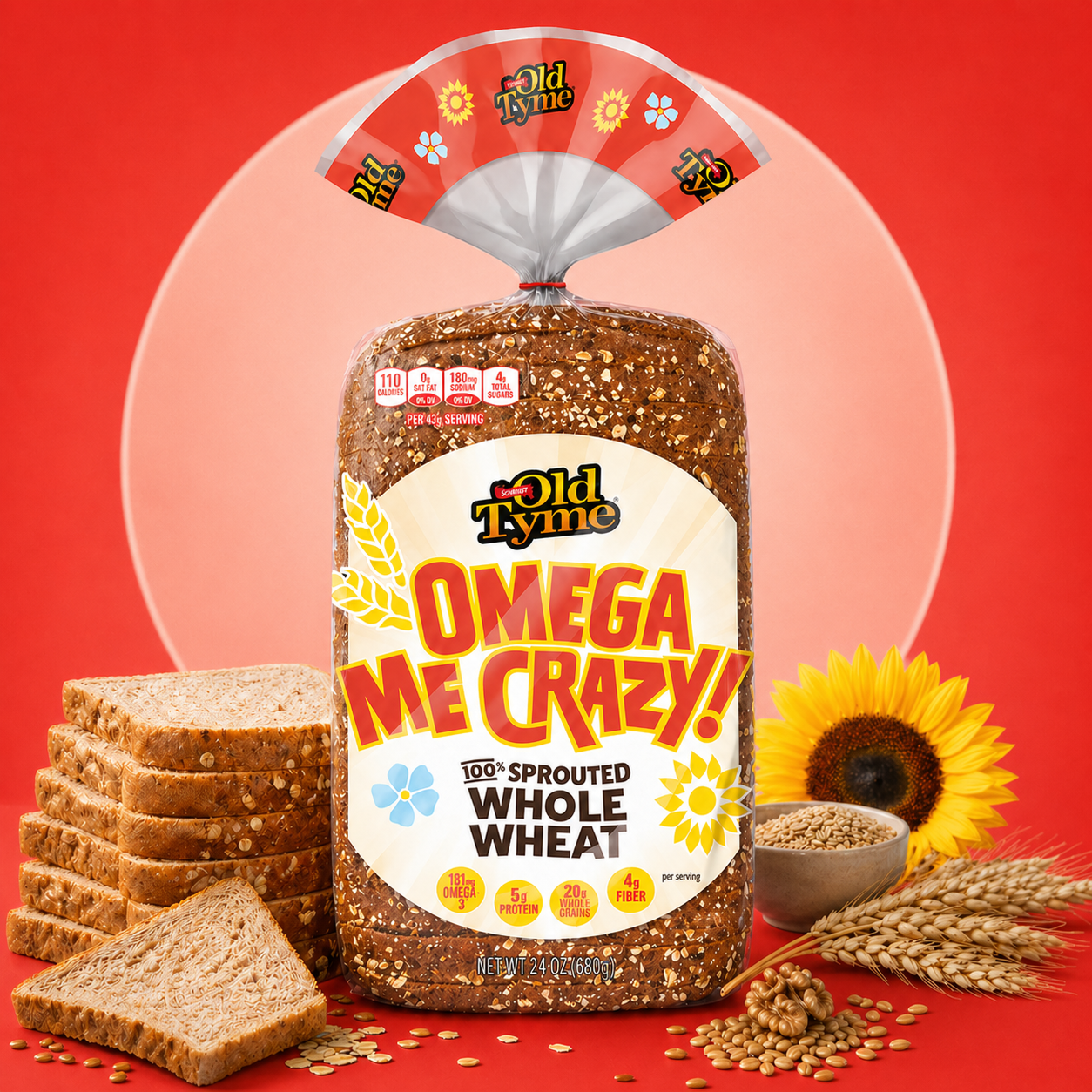 100% Sprouted Whole Wheat