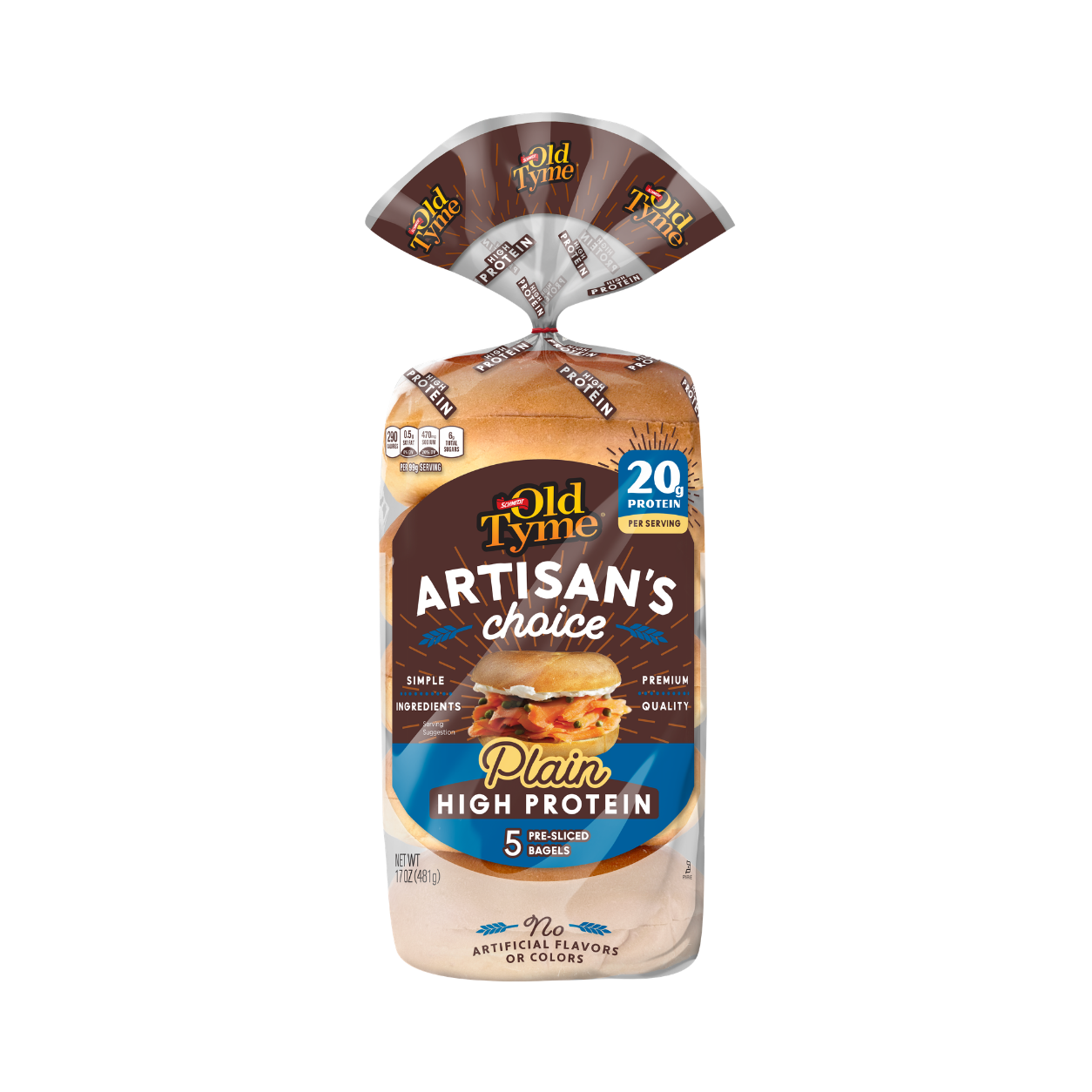 Plain High Protein Bagels