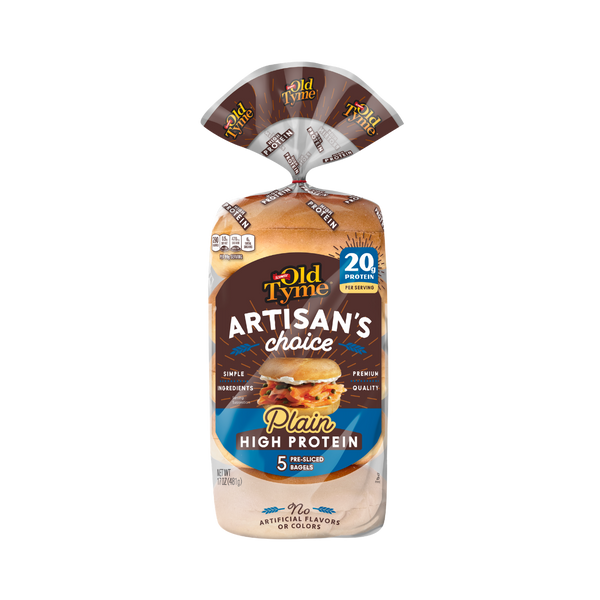 Plain High Protein Bagels