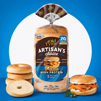 Plain High Protein Bagels