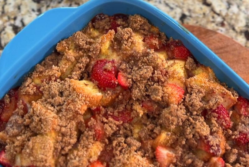 Strawberry French Toast Bake