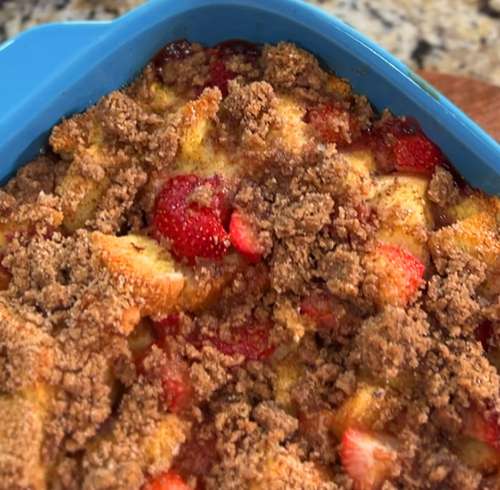 Strawberry French Toast Bake