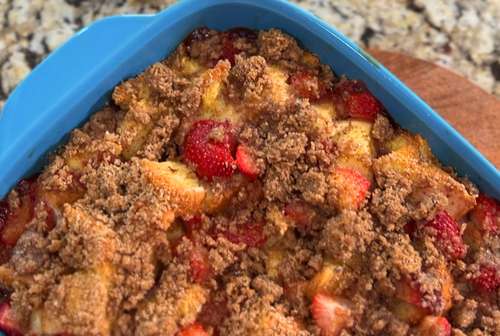 Strawberry French Toast Bake